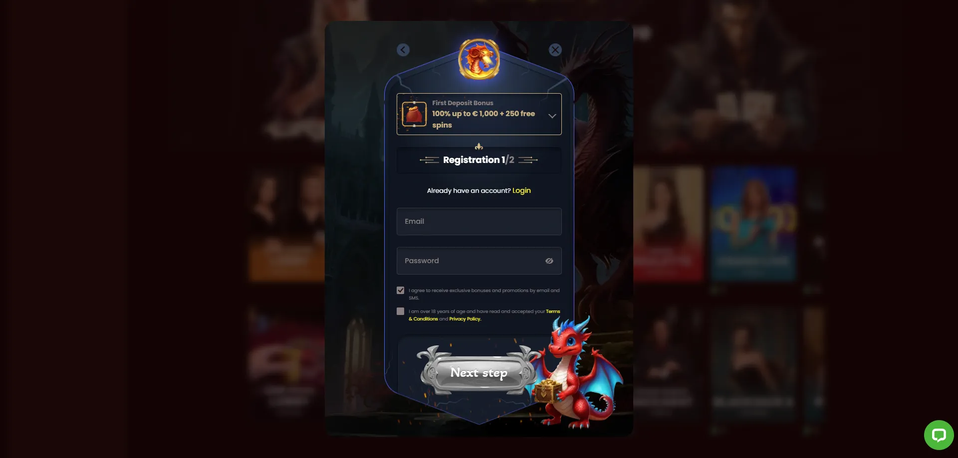DragonSlots Casino New Zealand registration process step by step guide